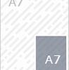 7.4 cm x 10.5 cm (A7)